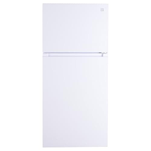 Kenmore 30 in. 18.1 cu. ft. Capacity Refrigerator/Freezer with Adjustable Glass Shelving, Humidity Control Crispers, Ice Maker, ENERGY STAR Certified, White