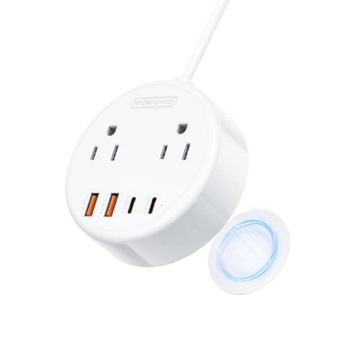 NTONPOWER Magnetic Power Strip,  20W PD Fast Charging USB C Ports — image 1