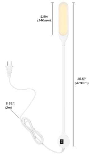 AMAZING POWER Sewing Machine Light, Bright Daylight Magnetic Mount Work Light with Flexible Silone Coating Gooseneck for Sewing Machine, Craft, Workbenches, Lathe, Drill Presses, Music Stands view 6