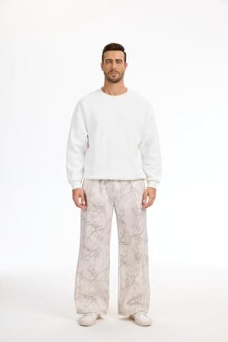 MSBESYOR Mens Baggy Camo Graphic Print Sweatpants Workout Athletic Joggers Pants for Men Wide Leg Hunting Sweat Pant view 5