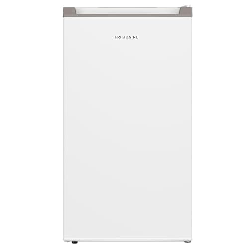 Frigidaire Mini Refrigerator, Compact Freezer Compartment, Adjustable Thermostat Control, Reversible Door, Contemporary Series, 3.2 cu ft, White