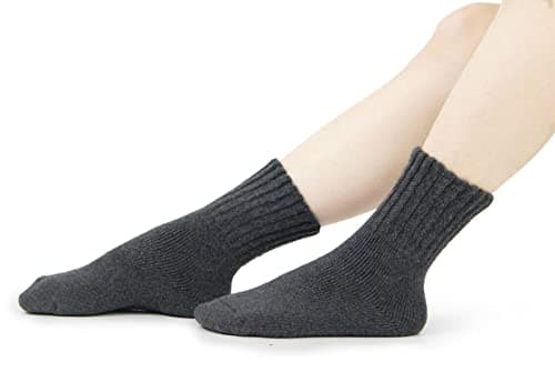 BenSorts Women's Winter Boots Socks Thick Warm Cozy Crew Socks Solid Color Gifts view 6