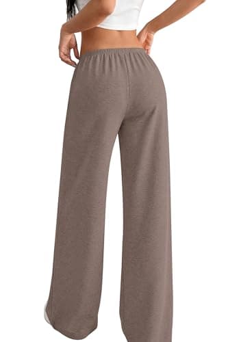 Okiwam Womens Summer Pants Wide Leg Sweatpants Lightweight Pajama Pants Casual Lounge Travel Joggers 2026 Summer Clothes view 3