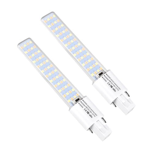 Amazing power GX23 LED Bulb 3 Color Temperature 3000K/4200K/6000K, 6W GX23-2 2 Pin LED, Replacement for 13-18W CFL, Home Office Commercial Lighting (2 Pack) — image 1