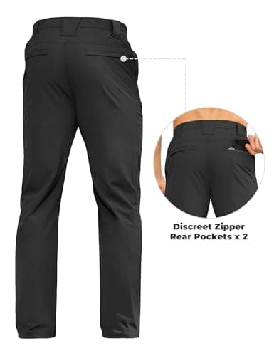 MOURCE Hiking Pants Men Quick Dry - Water Resistant Lightweight Cargo Pants for Men 7 Pockets Outdoor Travel Climbing view 5