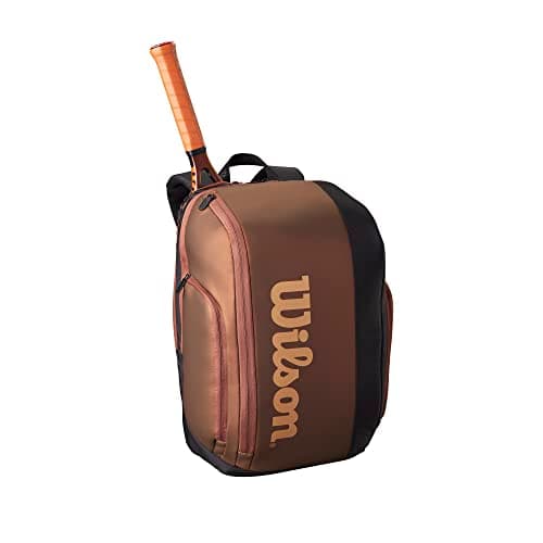 Wilson Pro Staff V14 Super Tour Tennis Backpack - Brown, Holds up to 2 Rackets