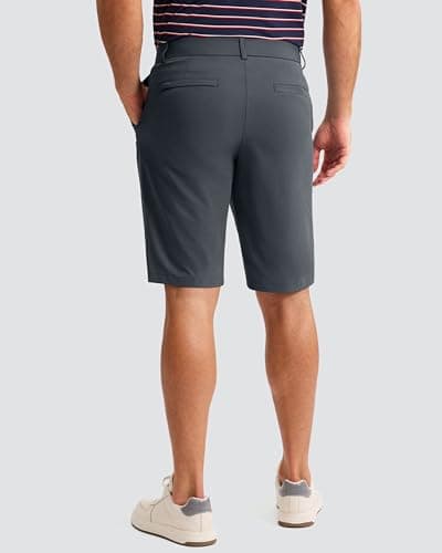Men's Golf Shorts 7"/ 9"/ 11" Inseam with 5 Pockets Lightweight Stretch Quick Dry Casual Dress Hybrid Short for Men view 2