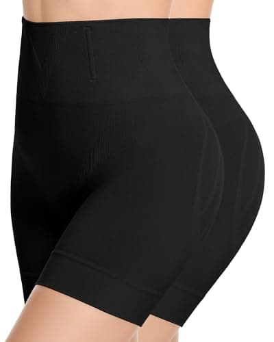 ForeverShaper Tummy Control Shapewear for Women Seamless Girdle Shapewear Shorts Mid Waist Body Shaper Thigh Slimmers view 1