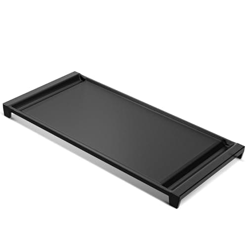 UPGRADED WB31X24738 Cast Iron Griddle Replacement for GE Gas Stove, WB31X49806 Heavy-duty Cast Iron Pan, 19.5"×9" Stove Top Center Griddle for GE Appliance Range Cooktop, Food-grade Nonstick Coating view 1