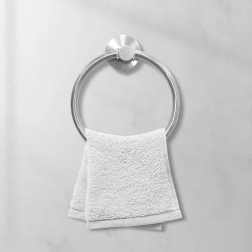 8-Piece Bathroom Hardware Set, Brushed Nickel, SUS304 Stainless Steel, Includes 16" Towel Bar, Toilet Paper Holder, Towel Hooks, Towel Racks for Bathroom (11 PSC Silver) view 6