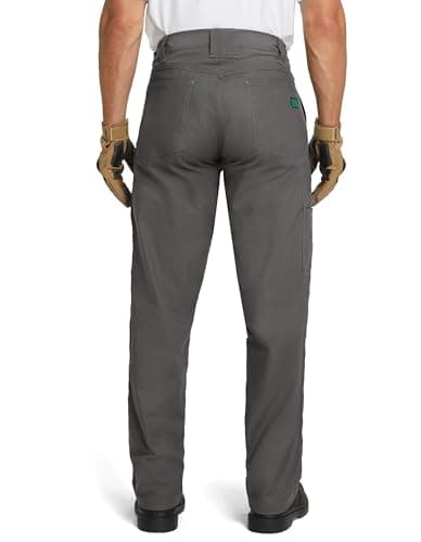 SKPRO Men's Work Pants Stretch Flex, Casual Pants Relaxed Fit, Water Resistant Carpenter Pants Heavy Duty view 2