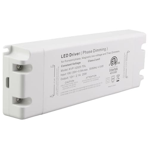 12V 25W Dimmable LED Driver, Power Supply for TRIAC Dimmer, AC to DC Transformer for LED Lighting — image 1