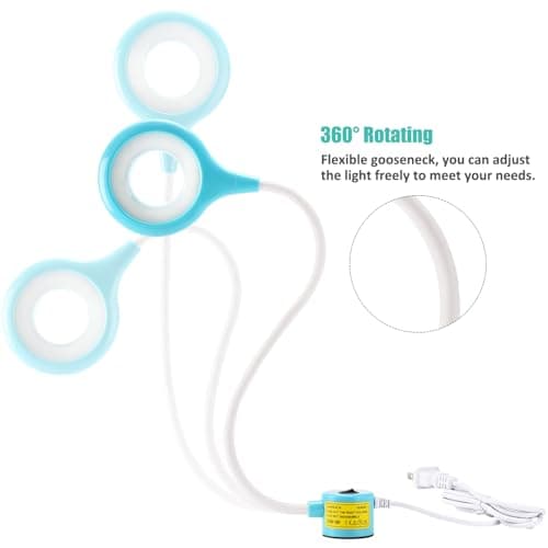 Magnetic LED Work Light, AMAZING POWER Flexible Ring-Shape Sewing Lamp for Workshop Sewing Machine Workbench Lathe Drill Press view 6