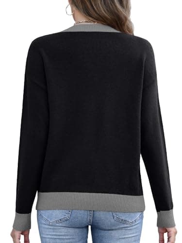 MixShe Womens Sweaters 2026 Fall Fashion Crewneck Tunic Tops view 2