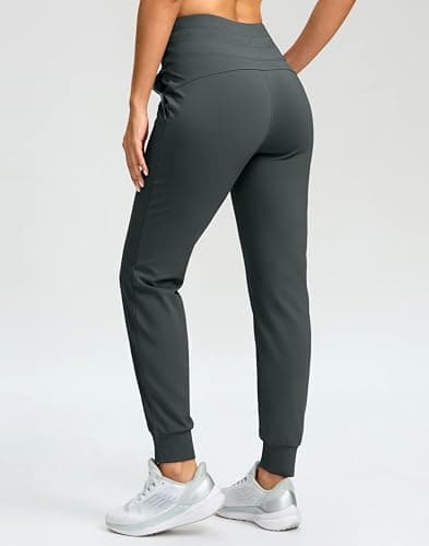 G Gradual Women's 28"/30"/32" Fleece Lined Pants Winter Thermal Joggers view 2