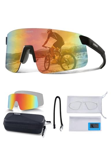 INBIKE Cycling Glasses for Men&Women, Polarized UV400 Protection Sports Sunglasses,TR90 for Road/Mountain Bike,Fishing — image 1