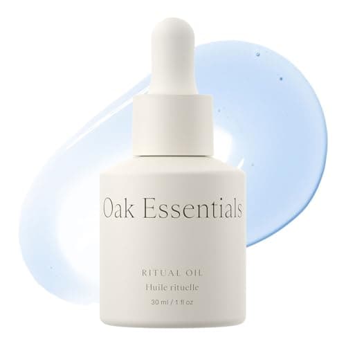 Oak Essentials Ritual Oil | Lightweight Blue Tansy Face Oil with Vitamin-Rich Botanicals for Restoring Balance and Radiance, 1 Fl Oz