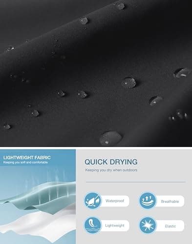 Pudolla Men's Athletic Shorts with Zipper Pockets 5"/7"/9" Lightweight Quick Dry Workout Gym Running Shorts view 5