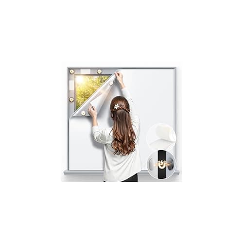 Magnetic Blackout Window Cover 100" x 58" Portable Blackout Curtains for Bedroom, Temporary Black Out Shades Window Privacy Film No Drill Black Out Blinds for Media Room Travel Skylight - White — image 1