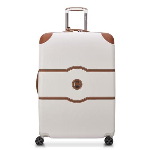 DELSEY PARIS Chatelet Air 2.0 Hardside Luggage with Spinner Wheels, Angora, Checked-Large 28 Inch
