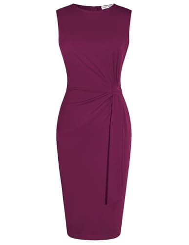 GRACE KARIN Women Work Dress,Bodycon Pencil Business Dresses,Sleeveless Cocktail Dresses Knee Length — image 1