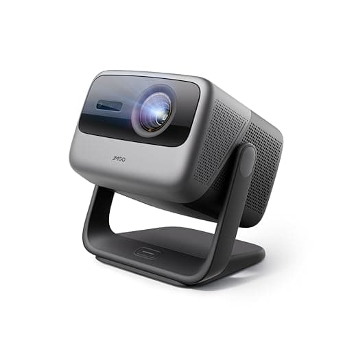 JMGO N1S Ultimate Triple Laser 4K Projector, 3300 ISO Lumens Projector, Google TV Netflix, Real-Time Auto Screen Fit, HDR10, 180", Blu-ray 3D, Home Theater Projector with 20W Dolby Digital+