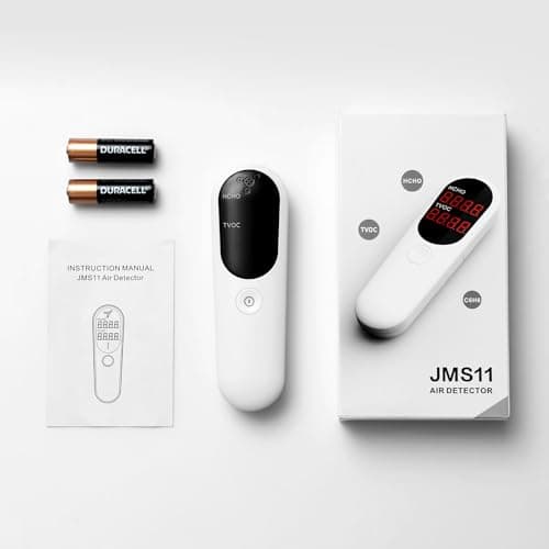 Air Quality Monitor,Indoor Formaldehyde Detector, TVOC Tester for Indoor Air Pollution Detection - Confined Space Test Air Quality for Home,Office and Various Occasion (Black) view 7