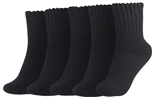 BenSorts Women's Winter Boots Socks Thick Warm Cozy Crew Socks Solid Color Gifts — image 1