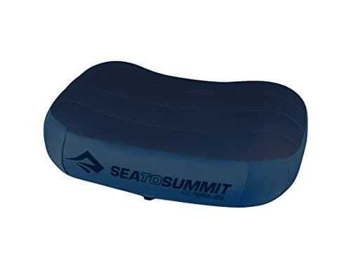 Sea to Summit Aeros Premium Inflatable Travel Pillow, Large, Navy Blue