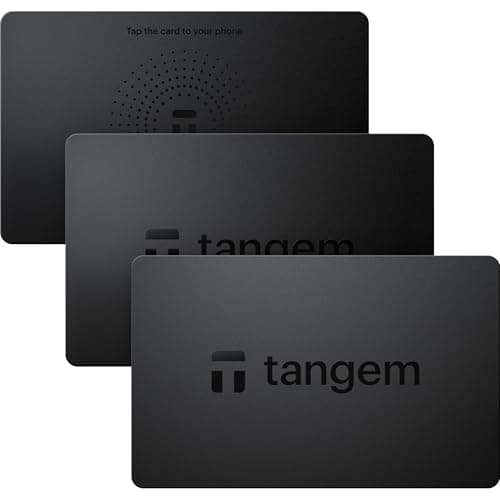 TANGEM Crypto Wallet Pack of 3 – Trusted Cold Storage Hardware Wallet | 100% offline; Bitcoin, Ethereum, NFTs & altcoins; No seed phrase; NFC; Pack of 3, Self custody wallet — image 1