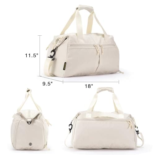 Weekender Duffel Bag with Shoe Compartment And Wet Pocket-Luggage Everyday Overnight Bag for Men and Women Travel-Carry On Gym Bag view 2