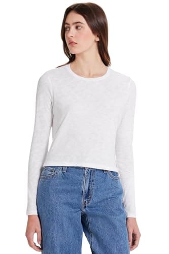 Goldie LeWinter Long Sleeve Cropped Boy Tee