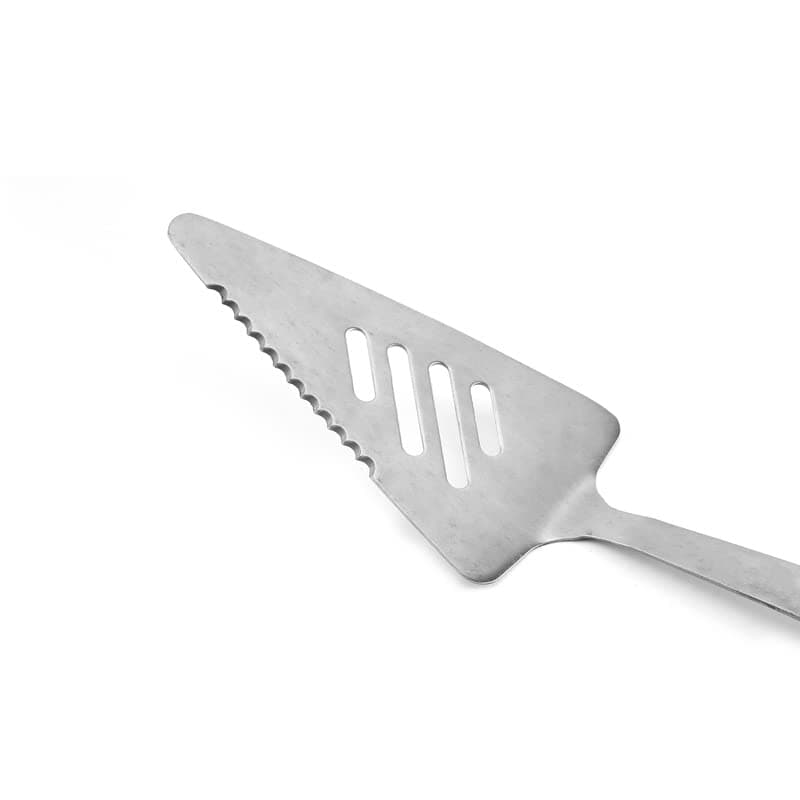 REVGOZU Modern simple stainless steel with teeth triangle creative cake spatula Multi-functional simple and easy lasting cake cheese knife baking utensils view 7