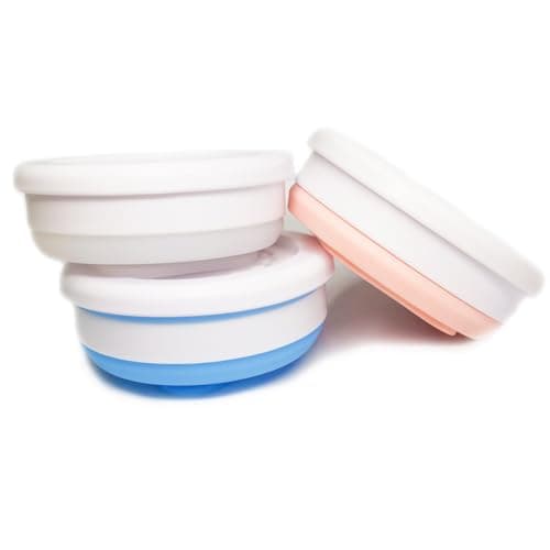 ZB.soar Foldable Water Cup with Lid, Food Grade Silicone,Small Portable Water Cup, Suitable for Camping, Traveling and Business Trips, Lightweight, Durable and Reusable (Blue) view 6