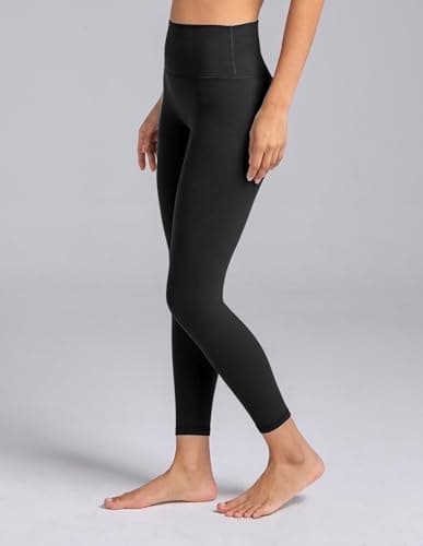 Colorfulkoala Dreamlux No Front Seam Leggings for Women 25"/28" Inseam, High Waisted Buttery Soft Yoga Pants view 3