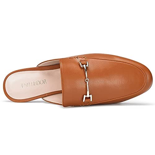 JENN ARDOR Mules for Women Flats Backless Loafers Shoes Slip On Slippers Pointed Toe Low Heel Work Slides Womens Mules Casual Shoes view 2