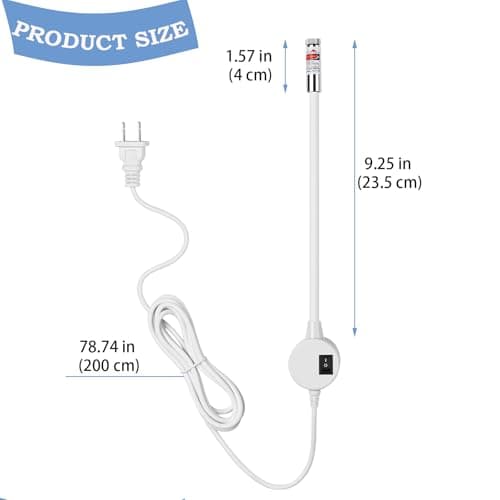 UPWATT Sewing Machine Positioning Light, Magnetic Alignment Guide Lamp with Flexible Gooseneck, Cross Craft Sewing Tool for Precise Stitching & Quilting view 2