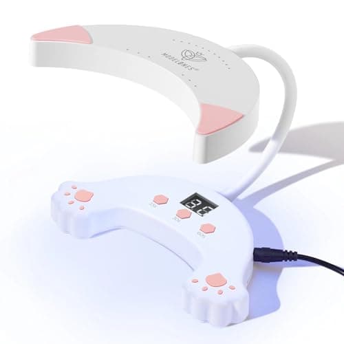 modelones UV LED Nail Lamp, Gooseneck UV Light for Gel Nails, 48 W Nail Light for Gel Polish with 3 Timers and LCD Display, LED Lamp for Fast Curing Gifts for Women Girls — image 1
