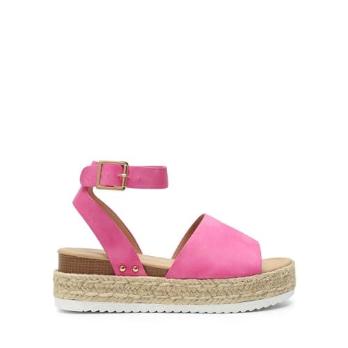 DREAM PAIRS Women's Platform Espadrilles Casual Ankle Strap Wide Wedge Sandals Comfortable Dressy Summer Shoes view 3