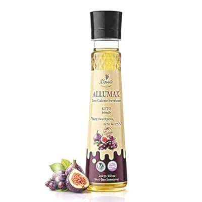 NXsweets Allulose Syrup (92% Pure Allulose), Zero Sugar Sweetener, Keto & Low Glycemic, Non-GMO, No Aftertaste, Baking & Coffee Friendly, Product of Korea, 8.8 oz (250 g) (Pack of 1)