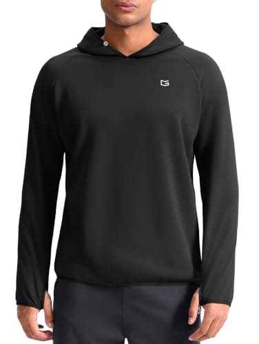 G Gradual Men's Fleece Lightweight Hoodie Athletic Gym Hooded Sweatshirt view 2