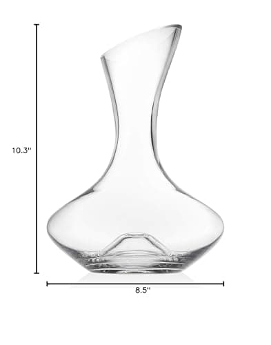 Godinger Wine Decanter Carafe, Hand Blown Wine Decanter Aerator - Wine Gifts view 3