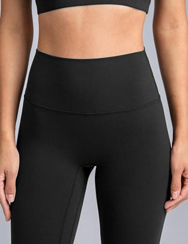 Colorfulkoala Dreamlux No Front Seam Leggings for Women 25"/28" Inseam, High Waisted Buttery Soft Yoga Pants view 4