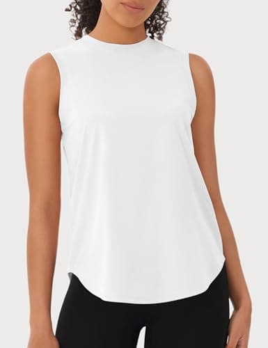 3 Pack Workout Tops for Women Athletic Running Yoga Tank Tops view 2