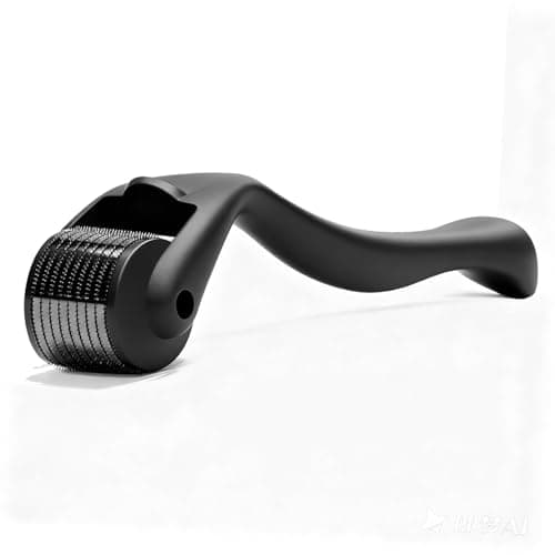 2IN1 Face Derma Rmaroller Rmapen +12Parts Titanium Facial Skin Face Body for Men Women Cosmetic Beauty Instrument #Roller+Pen(Black 2) view 4