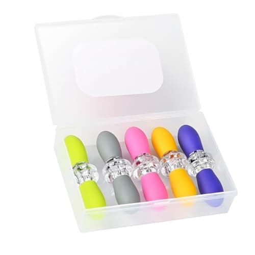 Corn on the Cob Holders Set with Interlocking Design & Storage Case, Silicone Handles + Stainless Steel Pins | Corn Cob Holders for BBQ, Picnics, Dishwasher Safe & Non-Slip Corn Skewers & Sticks. view 1