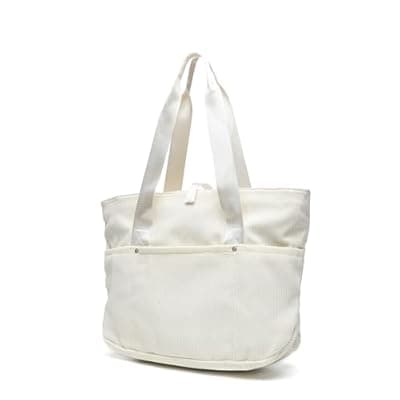 mcuvaec Corduroy Tote Bag for Women, Foldable Tote Bag With Zipper, Large Shoulder Bag, Purses and Handbags for Work Travel