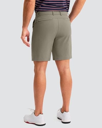 Men's Golf Shorts 7"/ 9"/ 11" Inseam with 5 Pockets Lightweight Stretch Quick Dry Casual Dress Hybrid Short for Men view 2