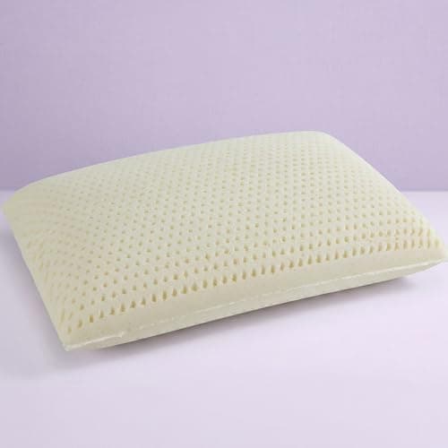 Artka Talalay Latex Sleeping Pillow, Soft Bed Pillow with Cotton Pillowcase Helps Relieve Pressure, Premium Pillow for Side, Back, and Stomach Sleepers to Get a Restful Sleep (1, King (Low Loft)) view 1
