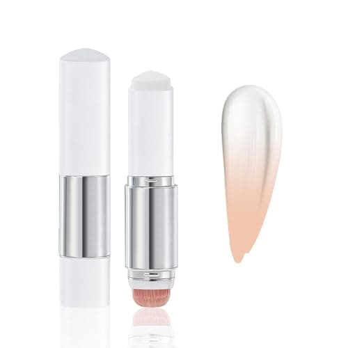 Color Changing Foundation Stick - 2 in 1 Dual Ended White Foundation Stick, Long Lasting Waterproof Full Coverage Concealer Stick for Face (1#Natural) — image 1